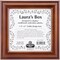 Sudberry House Mahogany Laura's Square Box 8"X8"X2.75"-Design Area 6"X6"